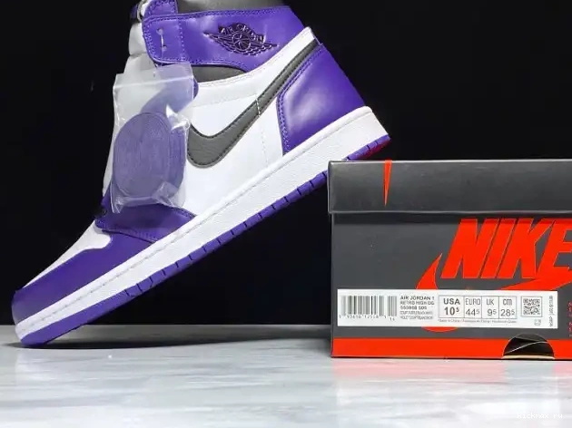 Cheap MAX High OG Purple Jordan 1 555088-500 Air Court 0614